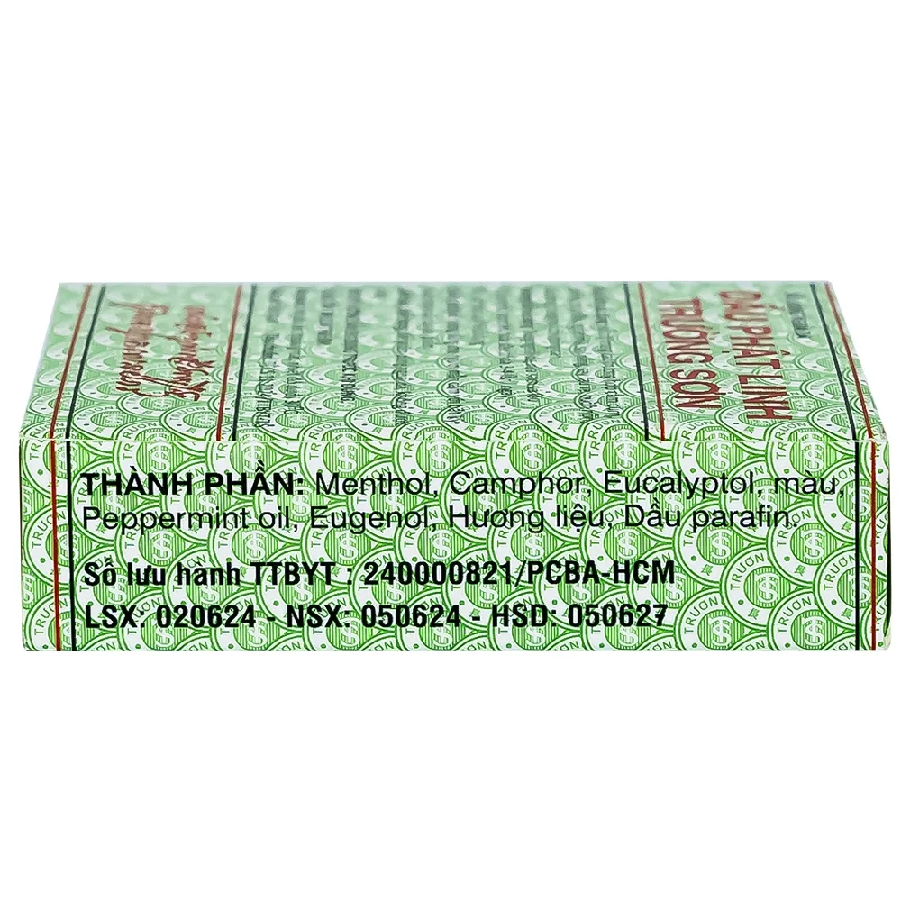 Hình ảnh Dầu Phật Linh 5ml Trường Sơn dùng hỗ trợ trường hợp cảm cúm, cảm ho, nhức đầu, nghẹt mũi (12 chai)