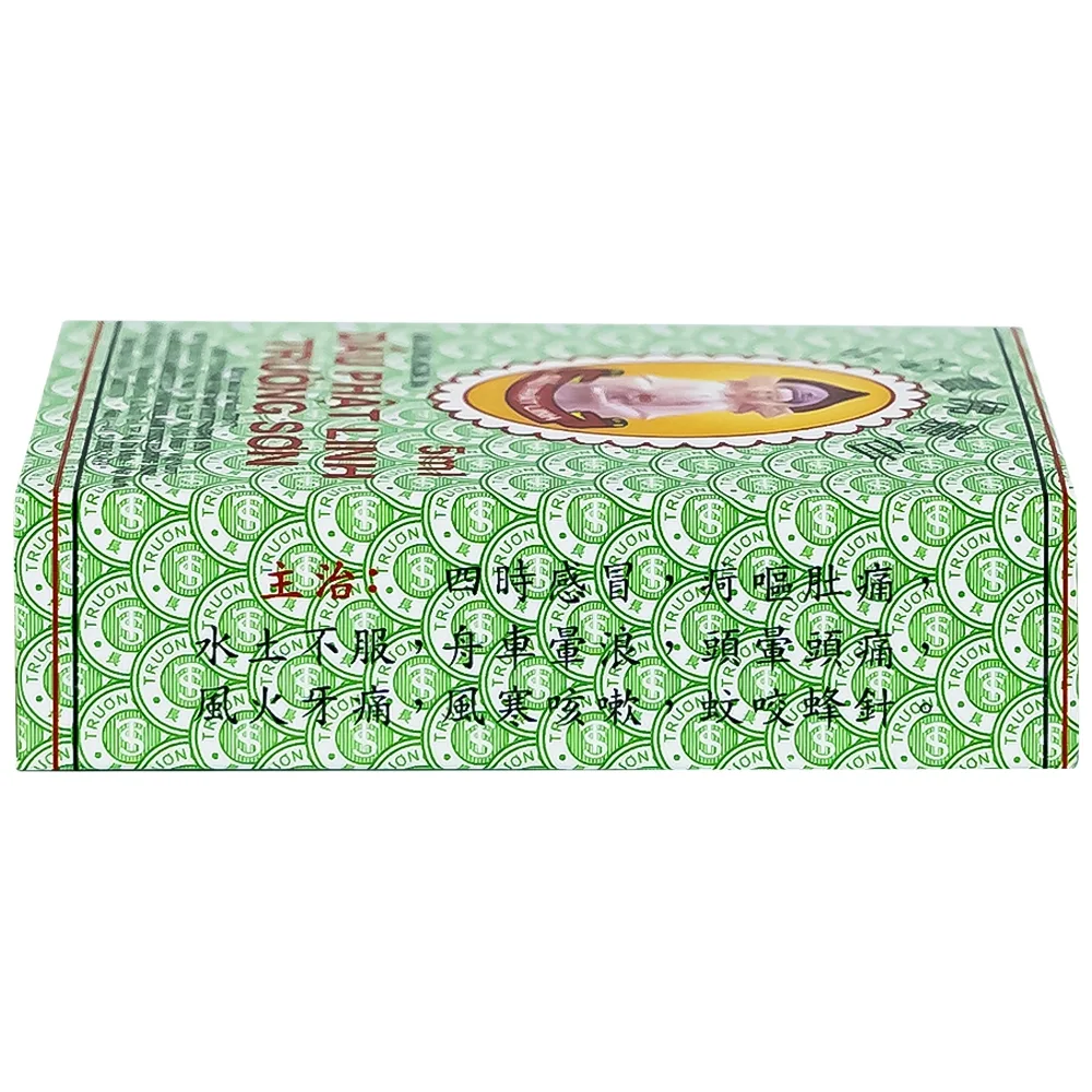 Hình ảnh Dầu Phật Linh 5ml Trường Sơn dùng hỗ trợ trường hợp cảm cúm, cảm ho, nhức đầu, nghẹt mũi (12 chai)