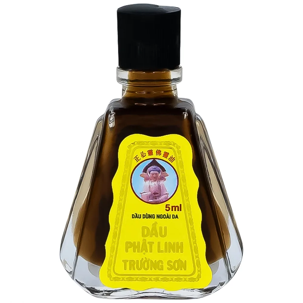 Hình ảnh Dầu Phật Linh 5ml Trường Sơn dùng hỗ trợ trường hợp cảm cúm, cảm ho, nhức đầu, nghẹt mũi (12 chai)