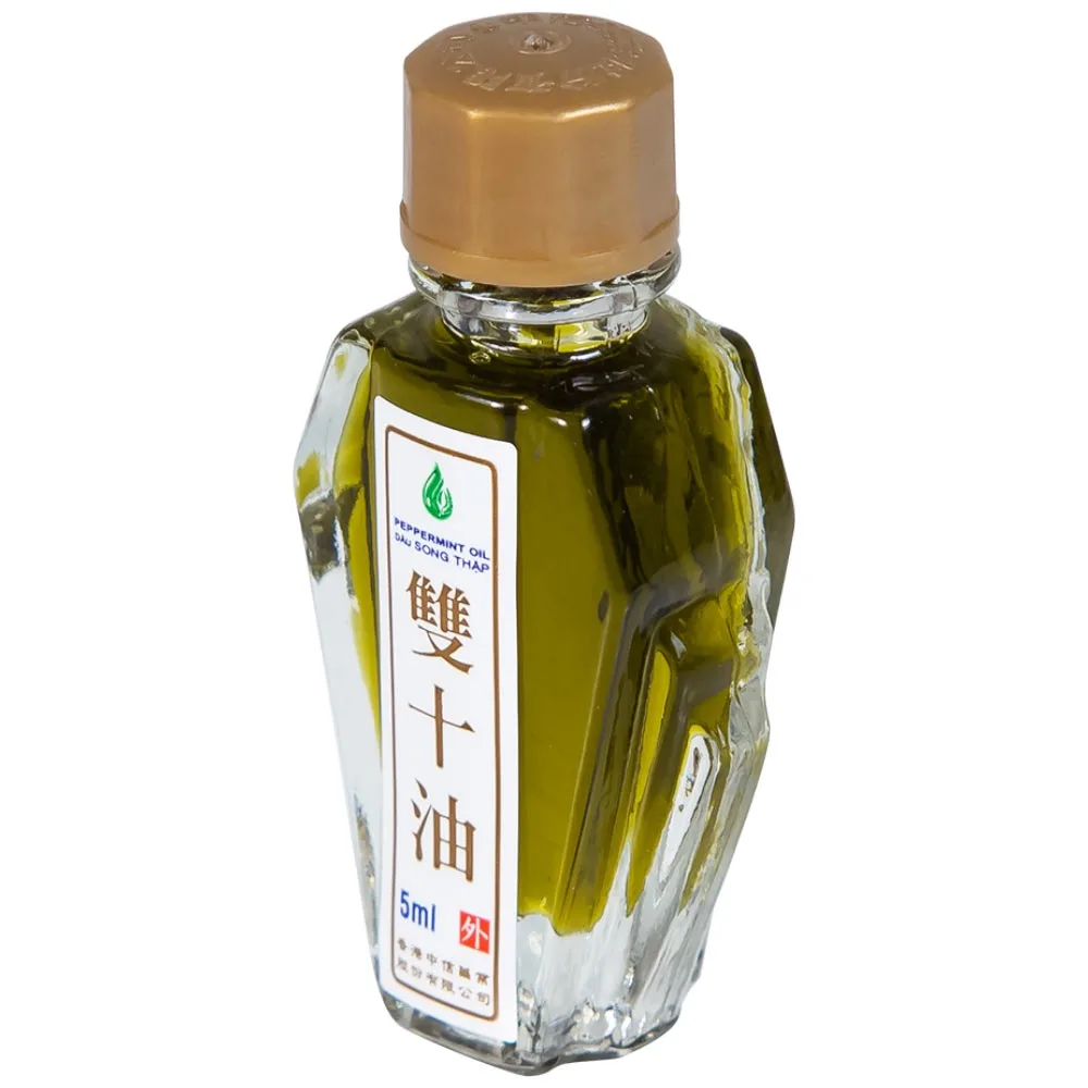 Hình ảnh Dầu Song Thập Peppermint Oil Hong Kong Zung Seon hỗ trợ điều trị cảm lạnh, nghẹt mũi (5ml)