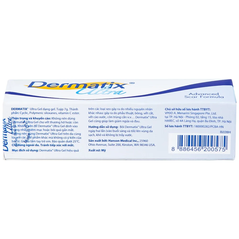 Hình ảnh Gel Dermatix Ultra cải thiện hiệu quả sẹo lồi và sẹo phì đại (7g)