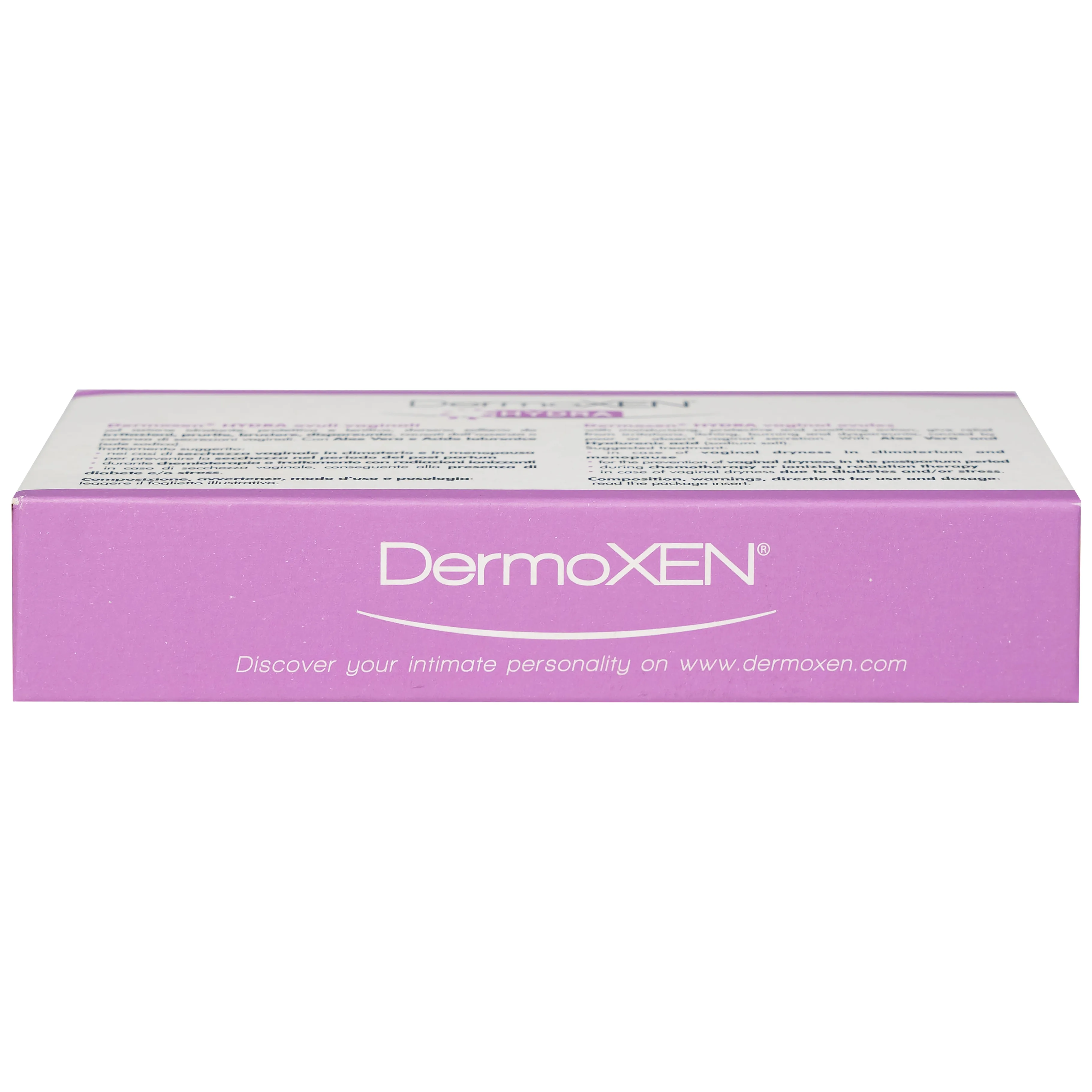 Hình ảnh Viên đặt âm đạo DermoXEN® HYDRA Ekuberg Pharma làm ẩm, bảo vệ và làm mềm, giảm kích ứng (1 vỉ x 7 viên)
