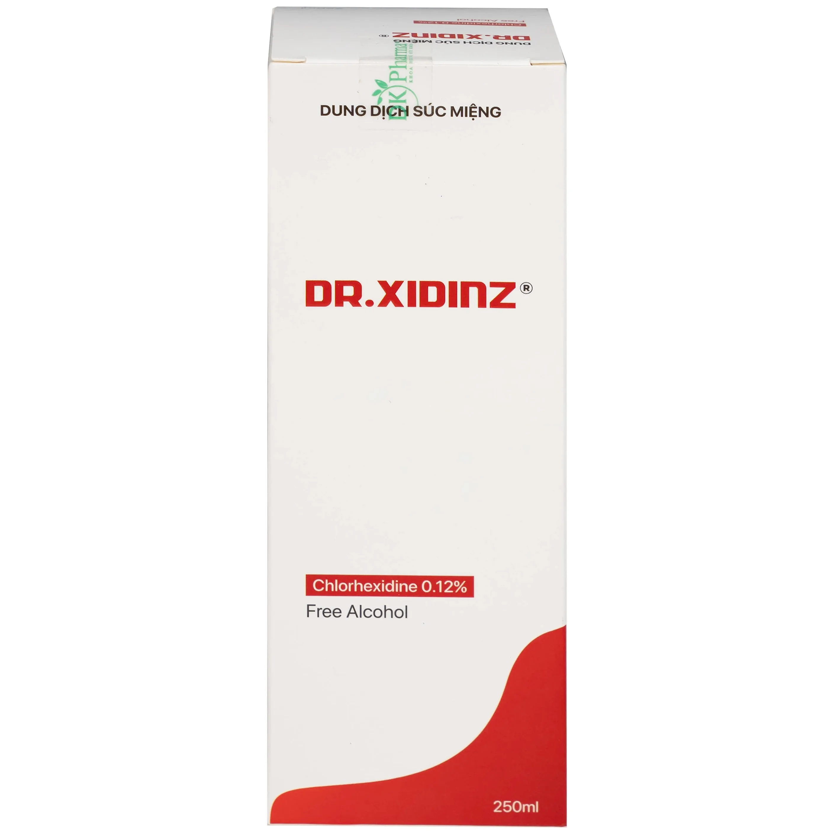 Hình ảnh Nước súc miệng Dr.Xidinz 250ml DK Pharma loại bỏ và ngăn ngừa mảng bám, làm trắng răng