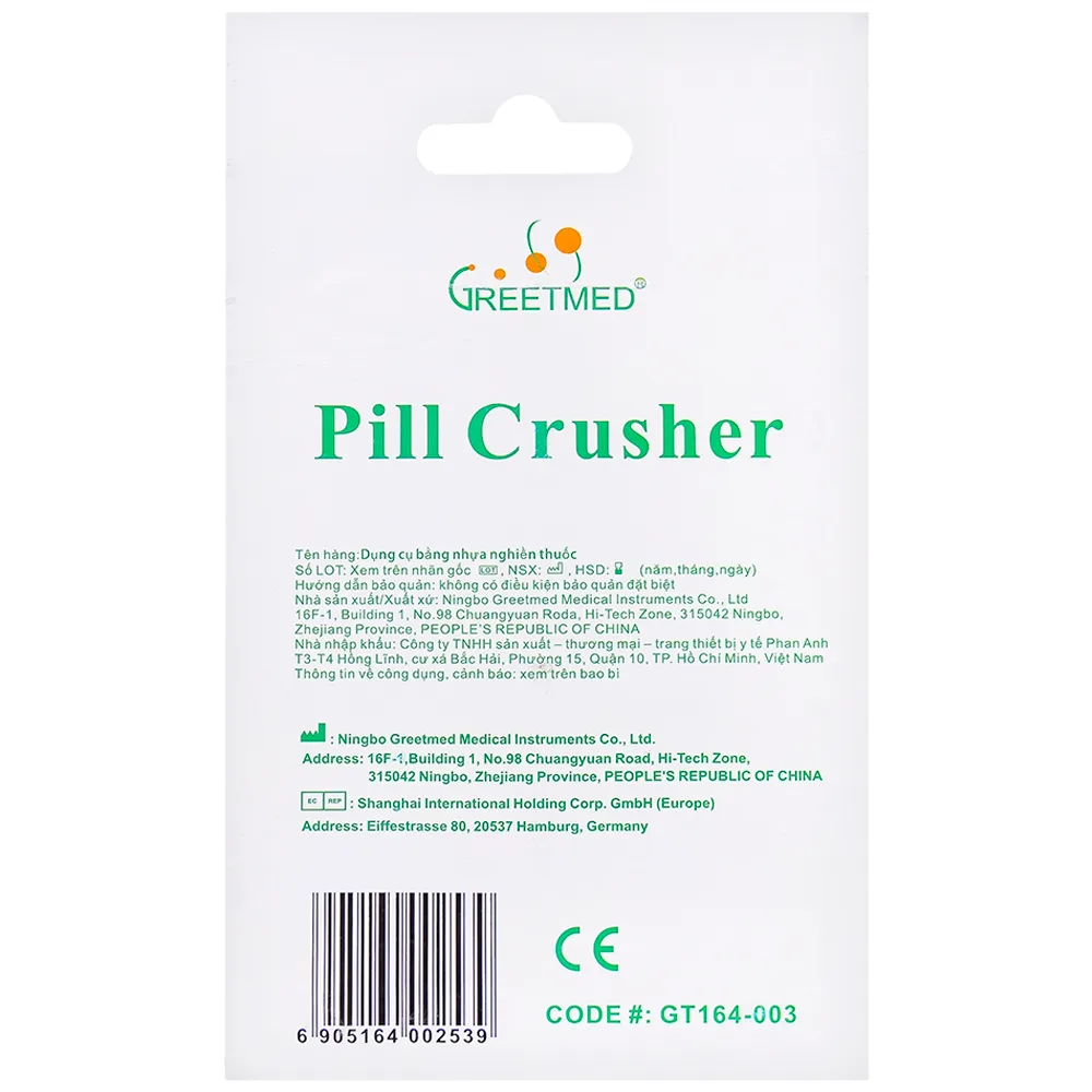 Hình ảnh Dụng cụ nghiền thuốc Pill Crusher Greetmed giúp nghiền thuốc đơn giản, nhanh chóng (1 cái)