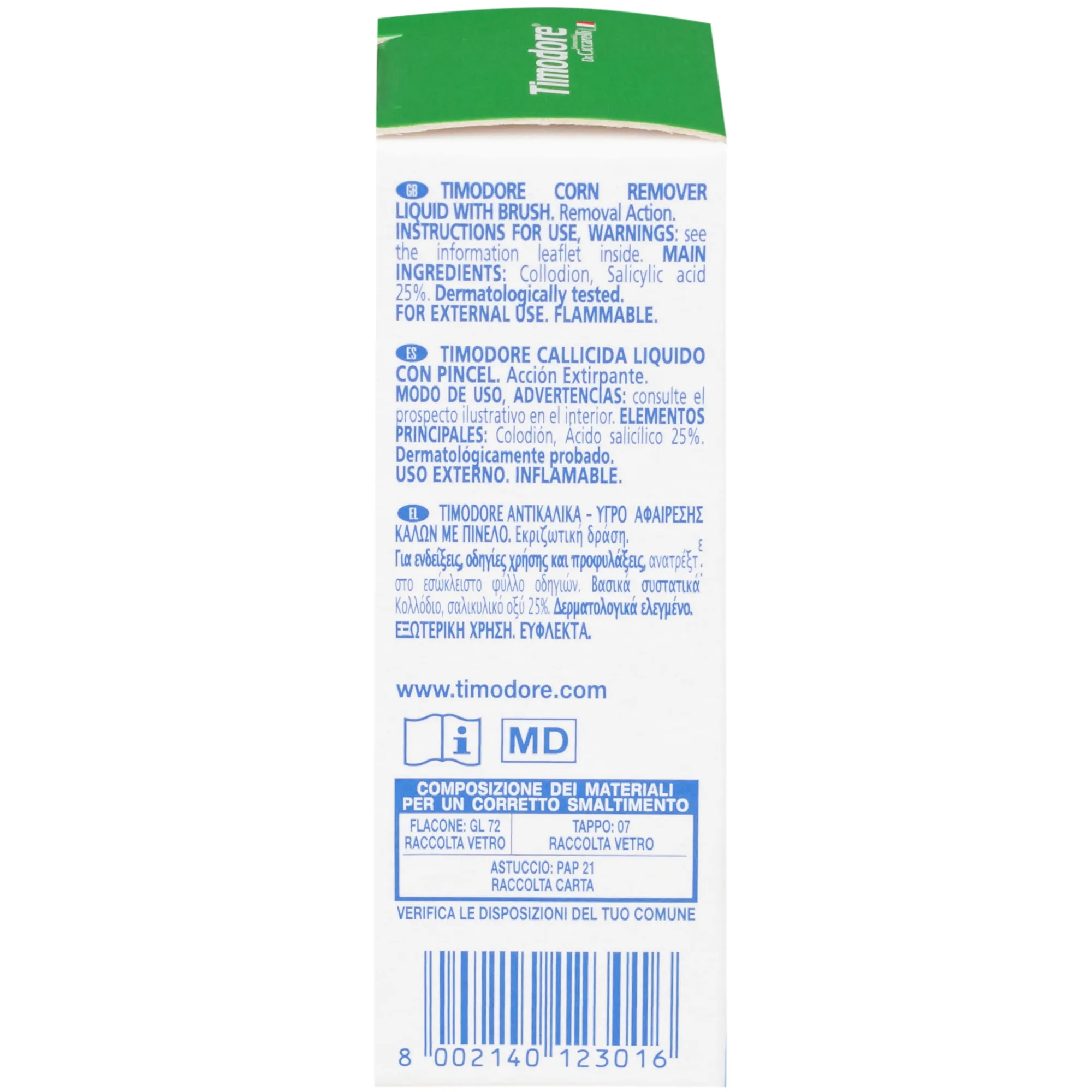 Hình ảnh Dung dịch bôi mụn cóc Timodore 12ml hỗ trợ loại bỏ mụn cóc, vết chai sần