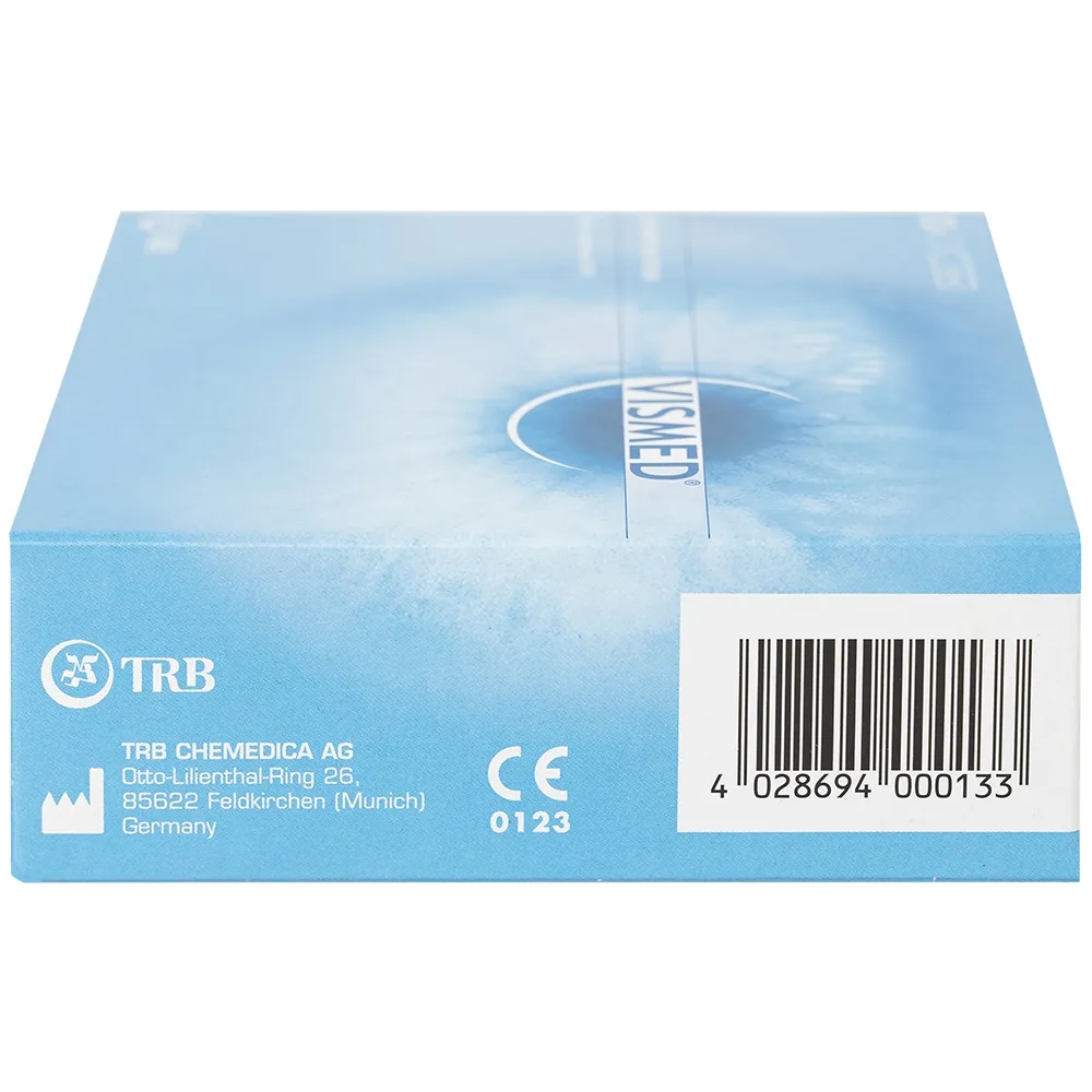 Hình ảnh Dung dịch nhỏ mắt Vismed TRB Chemedica dùng cho khô mắt hoặc tổn thương bề mặt nhãn cầu (20 ống x 0.3 ml)