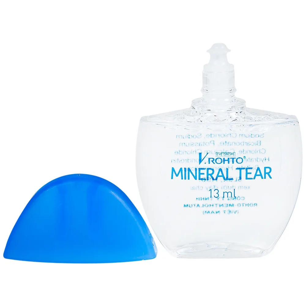 Hình ảnh Dung dịch nhỏ mắt V.Rohto Mineral Tear giữ ẩm và bổ sung khoáng chất (13ml)