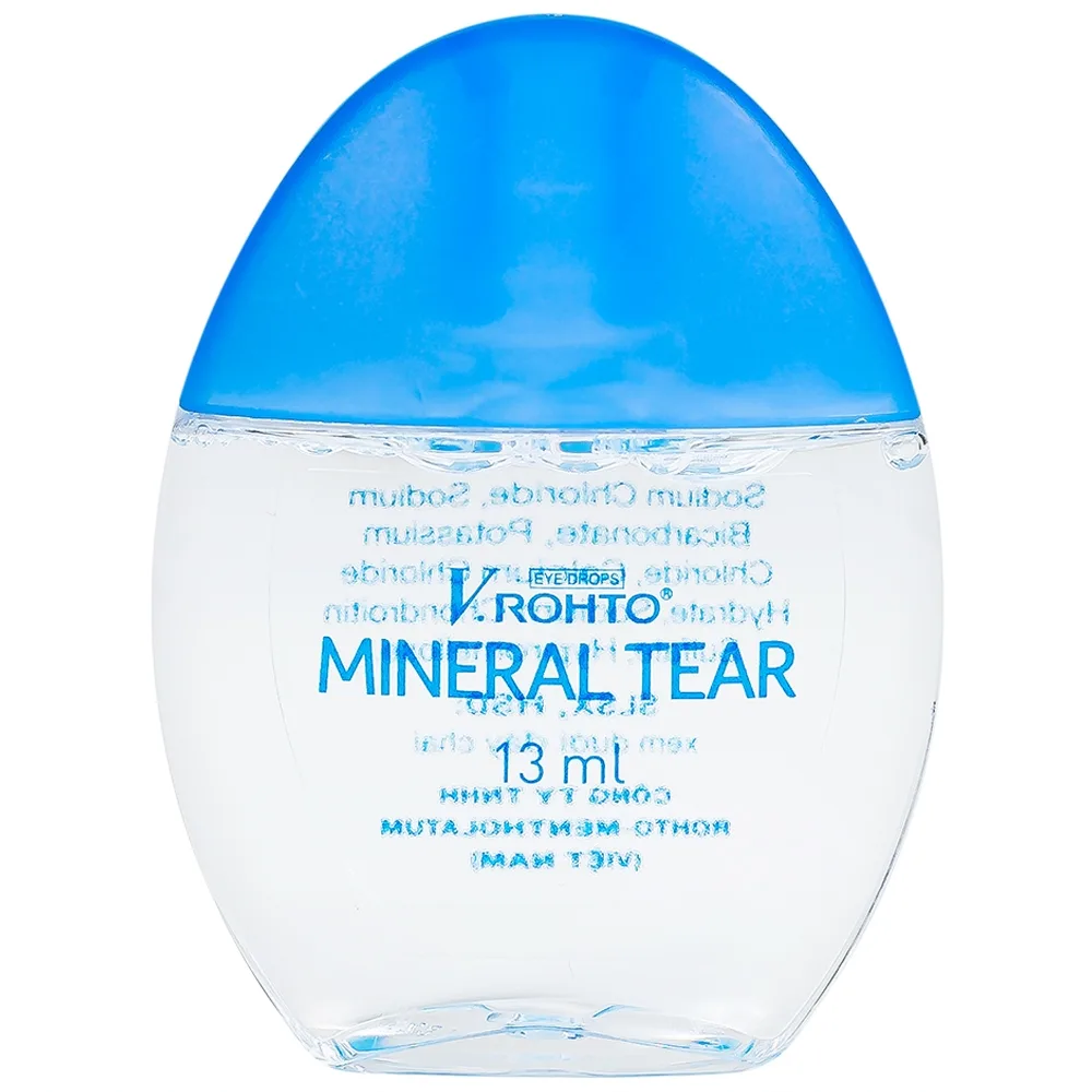 Hình ảnh Dung dịch nhỏ mắt V.Rohto Mineral Tear giữ ẩm và bổ sung khoáng chất (13ml)