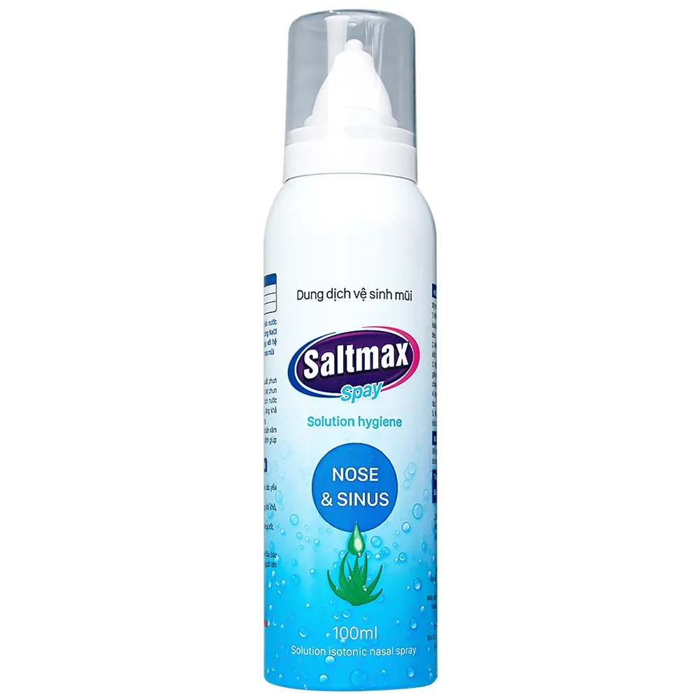 Hình ảnh Dung dịch vệ sinh mũi Saltmax Spay 100ml Việt Sinh giữ ẩm niêm mạc mũi