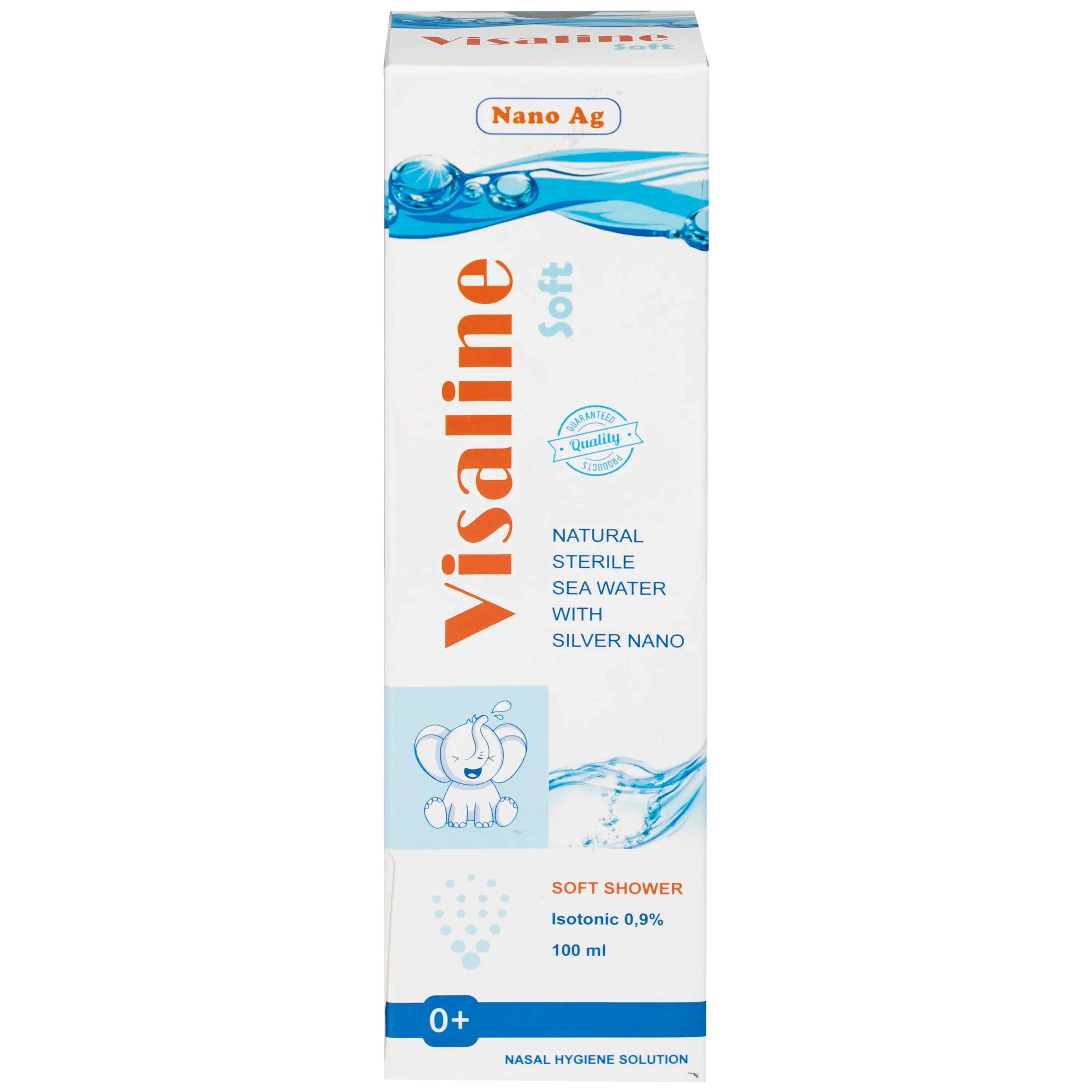 Hình ảnh Dung dịch vệ sinh mũi Visaline Soft 100ml làm sạch niêm mạc mũi và loại bỏ các bụi bẩn, gỉ mũi