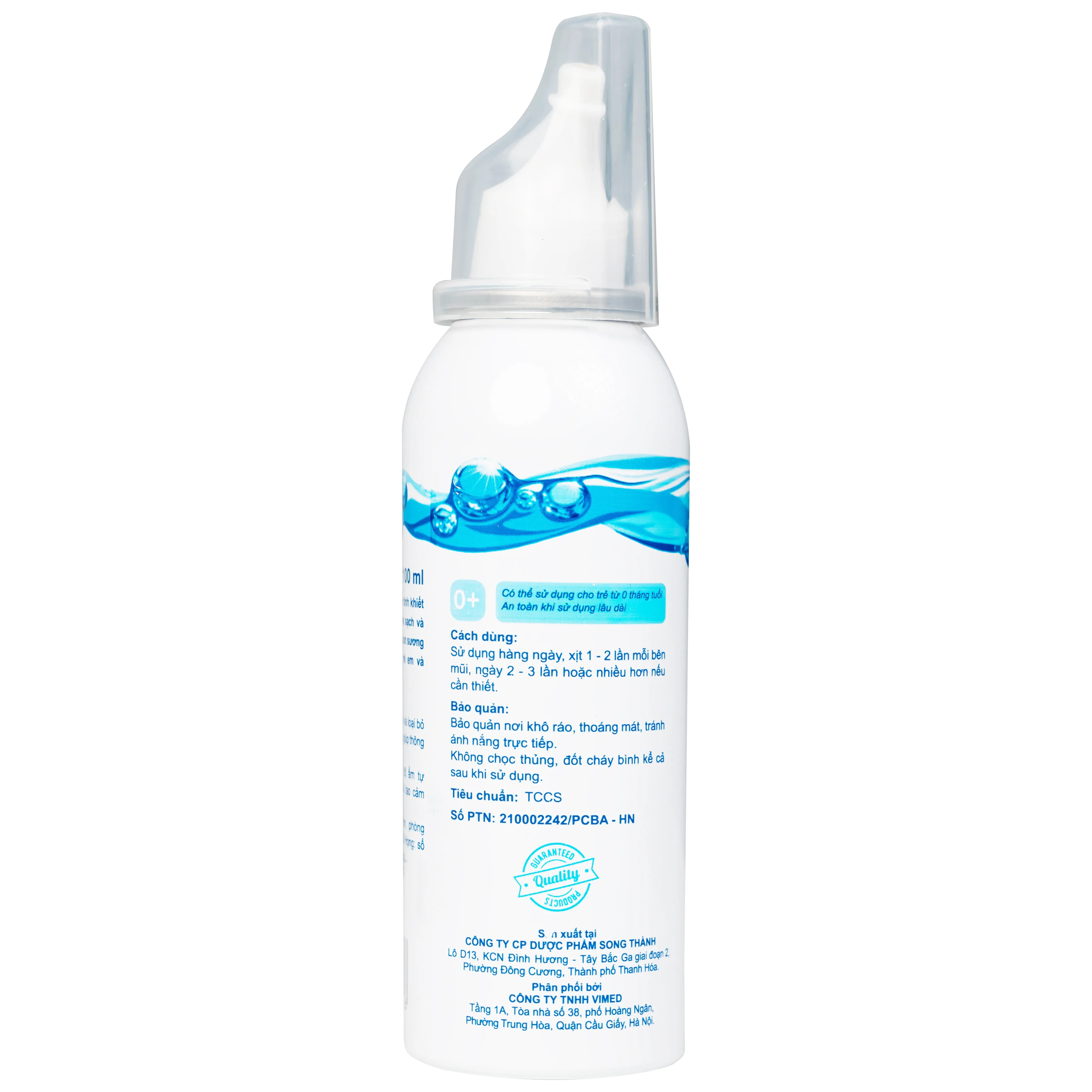 Hình ảnh Dung dịch vệ sinh mũi Visaline Soft 100ml làm sạch niêm mạc mũi và loại bỏ các bụi bẩn, gỉ mũi
