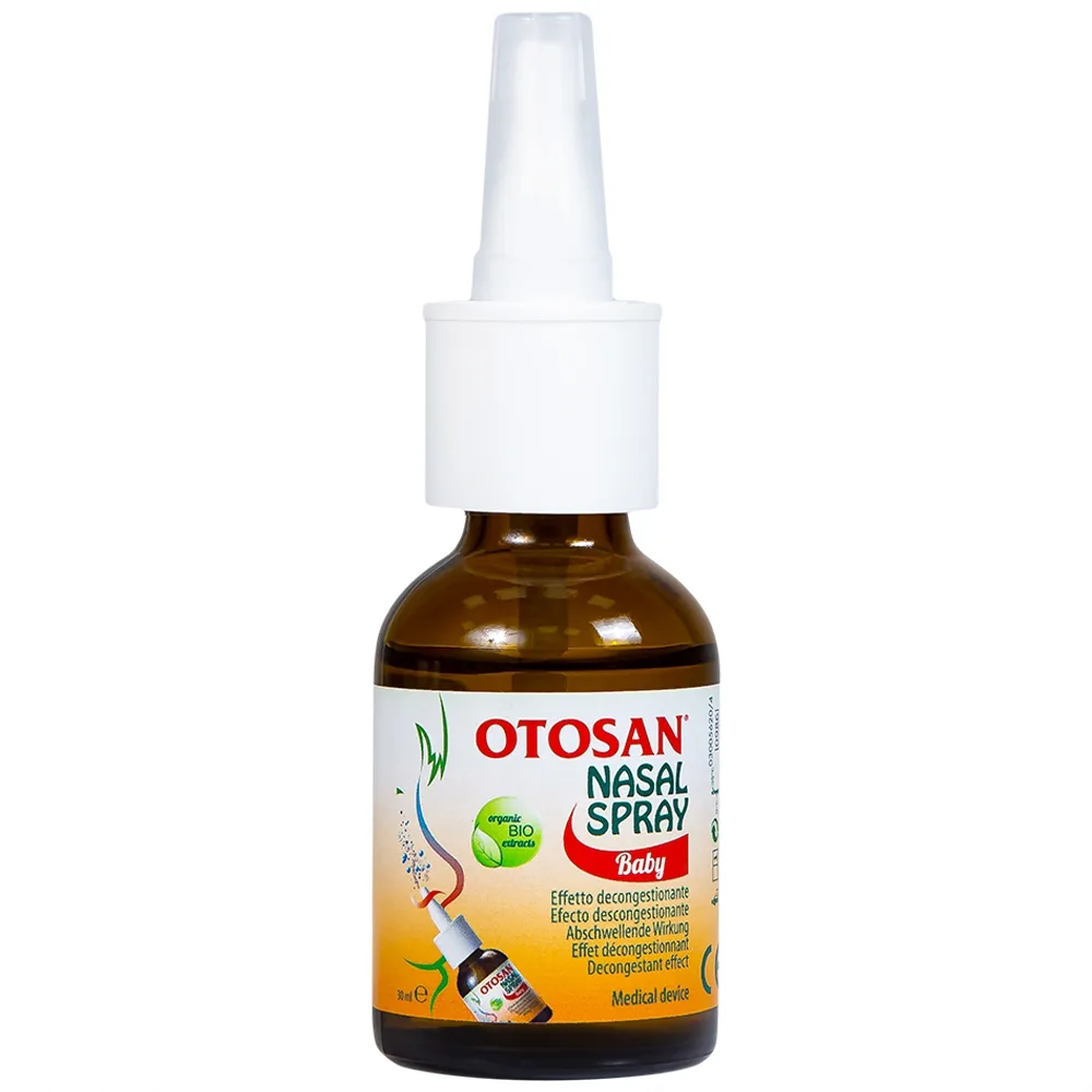 Hình ảnh Xịt mũi trẻ em Otosan Nasal Spray Baby làm sạch sâu các hốc mũi, thông thoáng mũi (30ml)