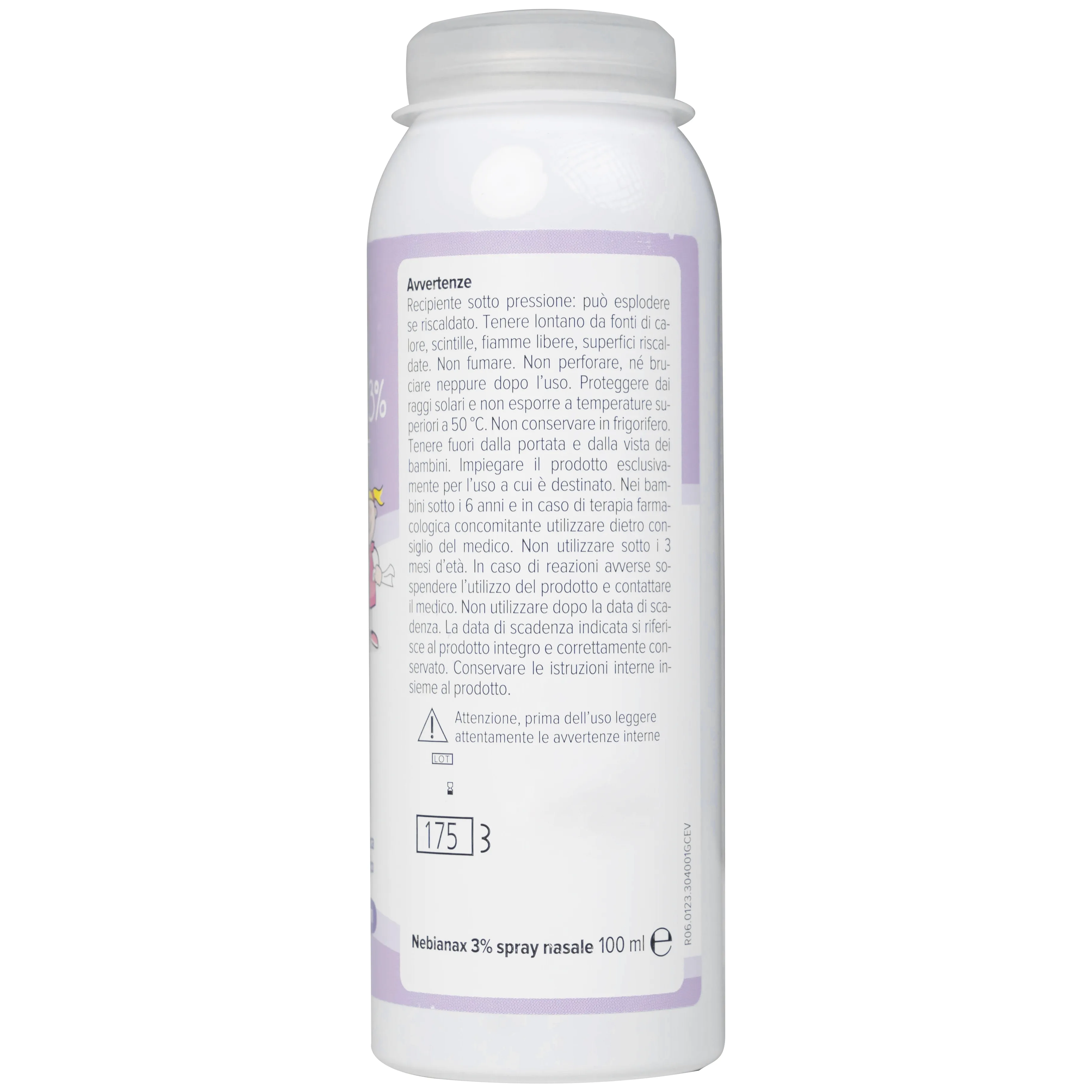 Hình ảnh Dung dịch xịt mũi Nebianax 3% Spray Nasale 100ml Buona làm sạch đường mũi