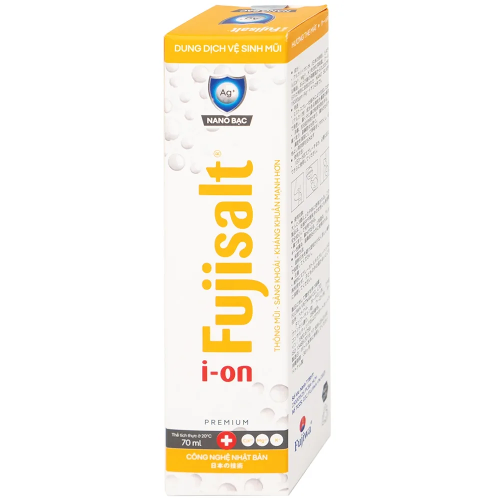 Hình ảnh Dung dịch vệ sinh mũi Fujisat i-on 70ml giảm đau, nhức, sưng đỏ 