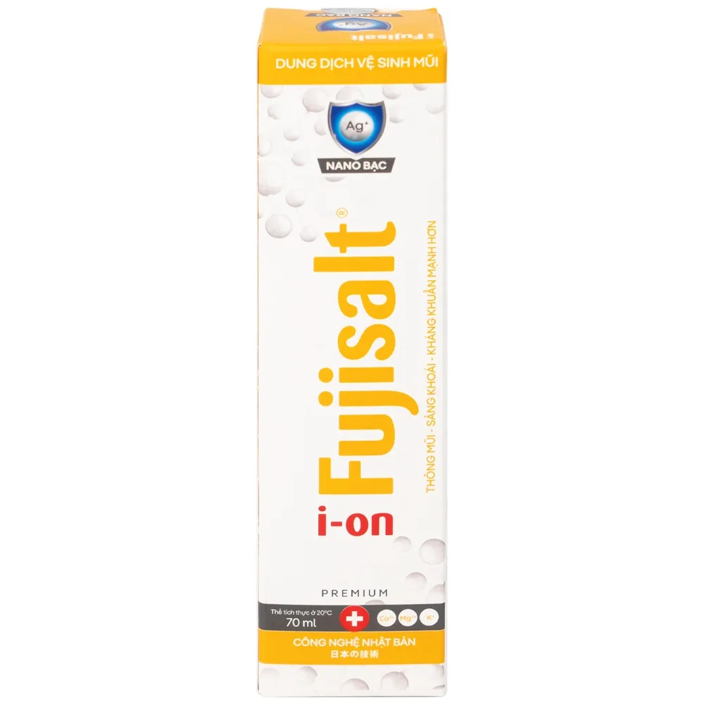 Hình ảnh Dung dịch vệ sinh mũi Fujisat i-on 70ml giảm đau, nhức, sưng đỏ 