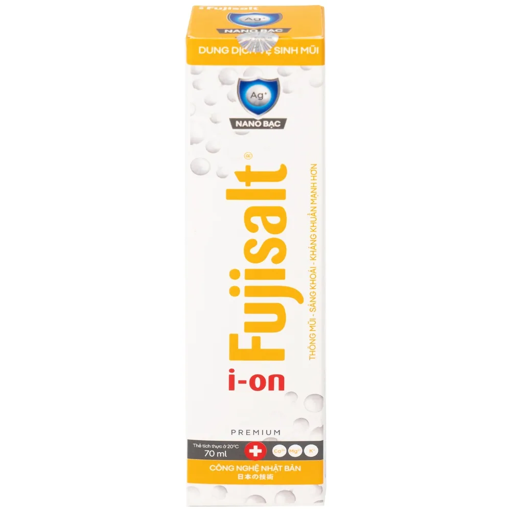 Hình ảnh Dung dịch vệ sinh mũi Fujisat i-on 70ml giảm đau, nhức, sưng đỏ 