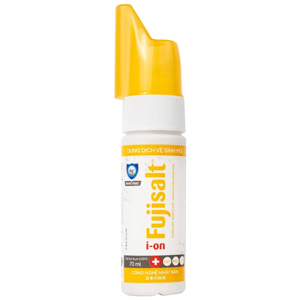 Hình ảnh Dung dịch vệ sinh mũi Fujisat i-on 70ml giảm đau, nhức, sưng đỏ 
