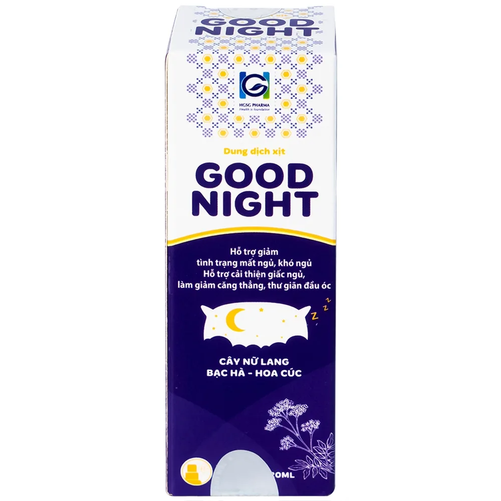 Hình ảnh Xịt thảo dược Good Night 20ml giúp ngủ ngon, giảm căng thẳng
