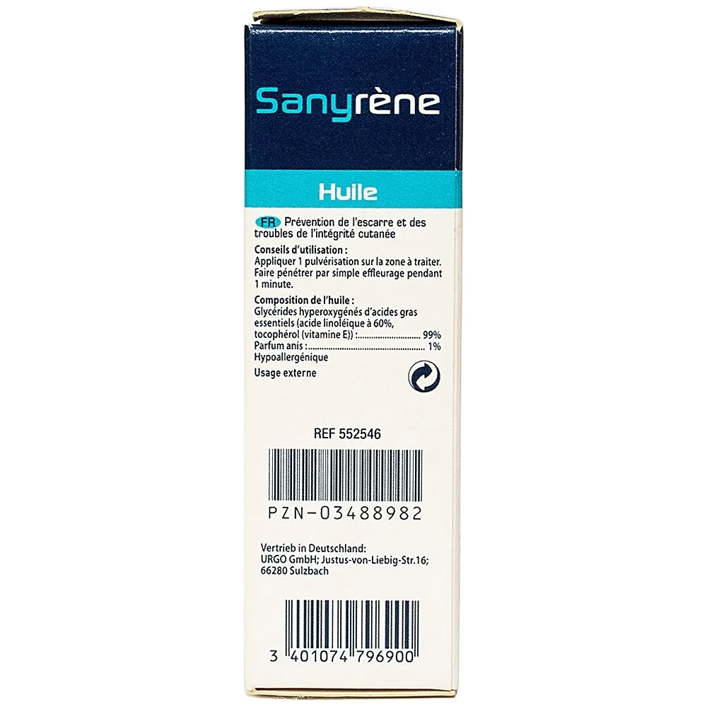 Hình ảnh Xịt phủ vết thương Urgo Sanyrene 20ml giúp ngăn ngừa loét do tì đè