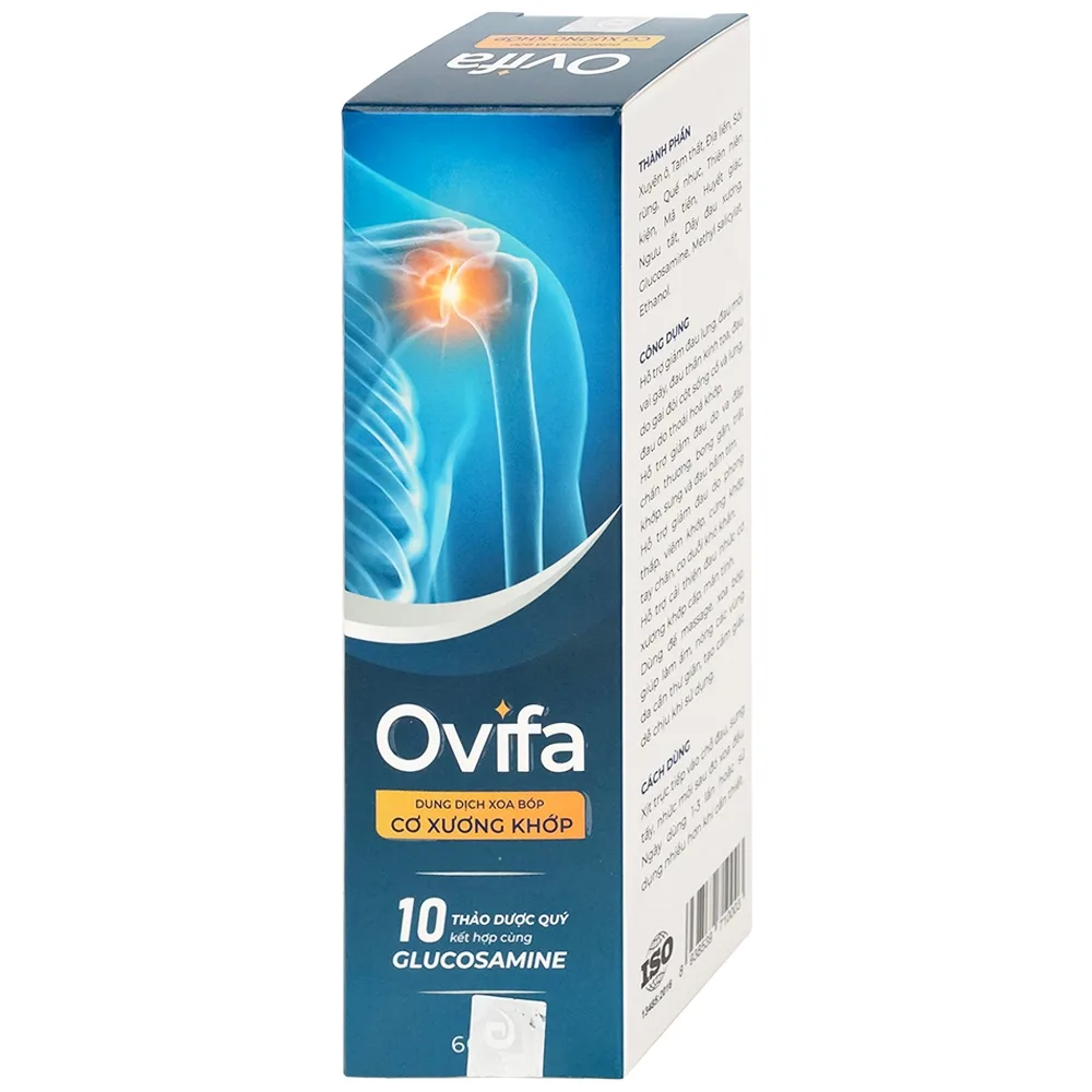 Hình ảnh DUNG DỊCH XOA BÓP CƠ XƯƠNG KHỚP OVIFA 60ML
