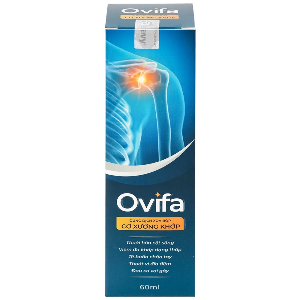 Hình ảnh DUNG DỊCH XOA BÓP CƠ XƯƠNG KHỚP OVIFA 60ML
