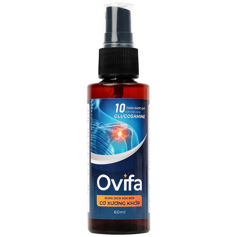 Hình ảnh DUNG DỊCH XOA BÓP CƠ XƯƠNG KHỚP OVIFA 60ML