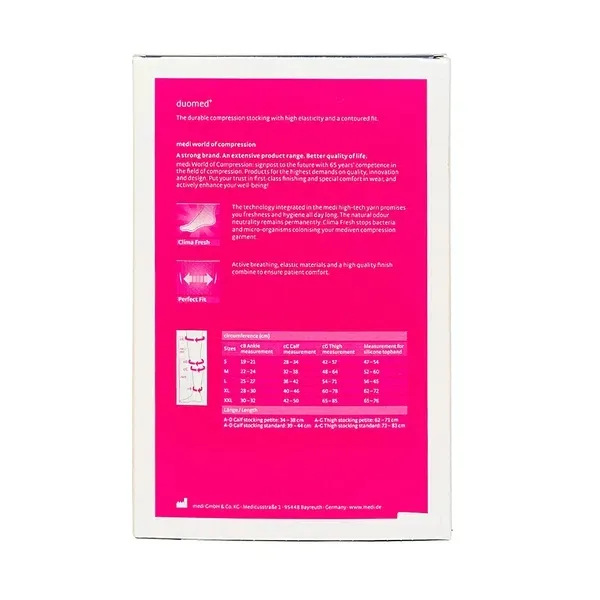 Hình ảnh Vớ đùi y khoa Medi Duomed size M hỗ trợ điều trị giãn tĩnh mạch, phù chân, đau nhức chân (1 đôi)