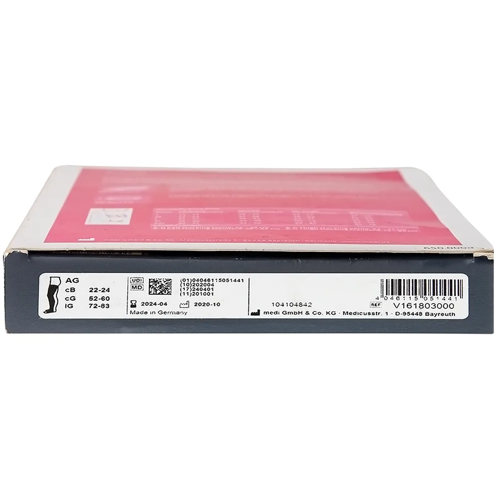 Hình ảnh Vớ đùi y khoa Medi Duomed size M hỗ trợ điều trị giãn tĩnh mạch, phù chân, đau nhức chân (1 đôi)