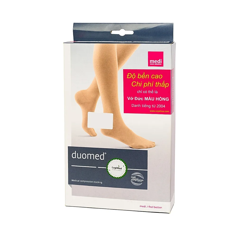 Hình ảnh Vớ đùi y khoa Medi Duomed size S hỗ trợ điều trị giãn tĩnh mạch, phù chân, đau nhức chân (1 đôi)