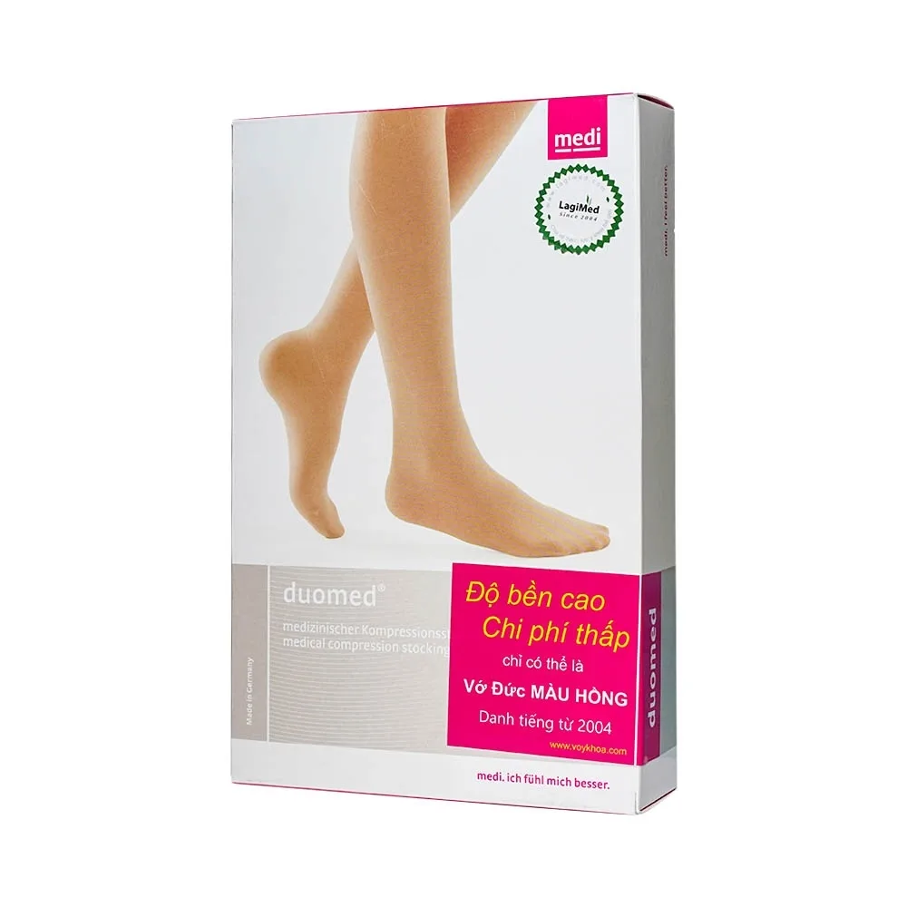Hình ảnh Vớ gối y khoa Duomed size XS hỗ trợ điều trị suy tĩnh mạch, phù chân, đau nhức chân