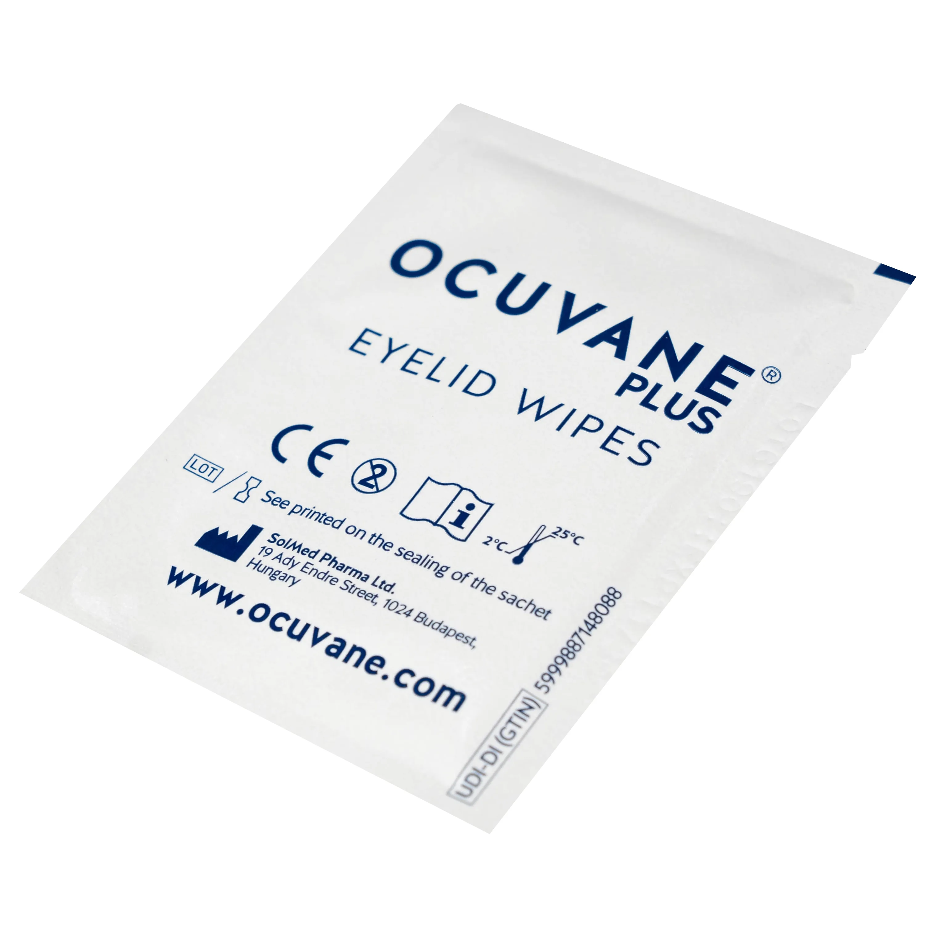 Hình ảnh Gạc lau mi mắt Ocuvane Plus Sucs làm sạch hiệu quả bụi bẩn và phấn hoa đọng lại trên mi (24 miếng)