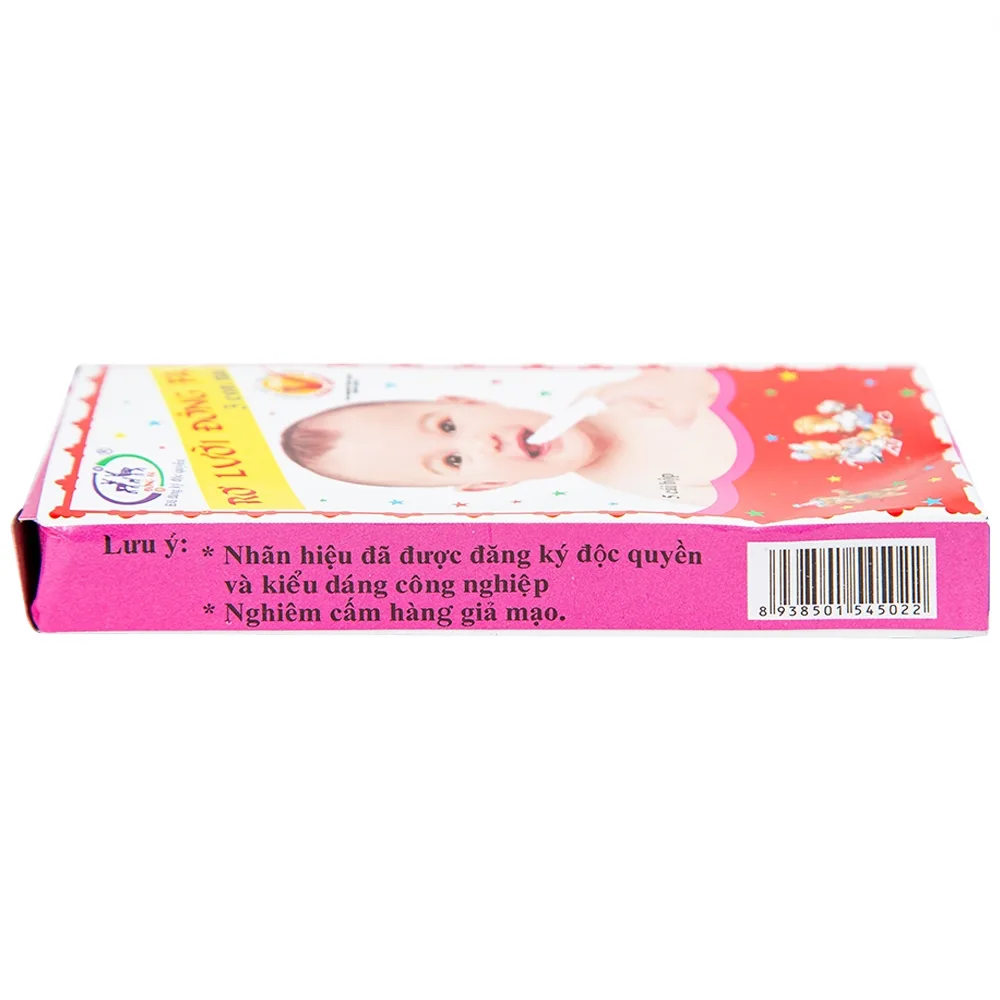 Hình ảnh Gạc rơ lưỡi Đông Fa 3 Con Nai vệ sinh, làm sạch lưỡi, răng miệng cho bé (250 hộp)