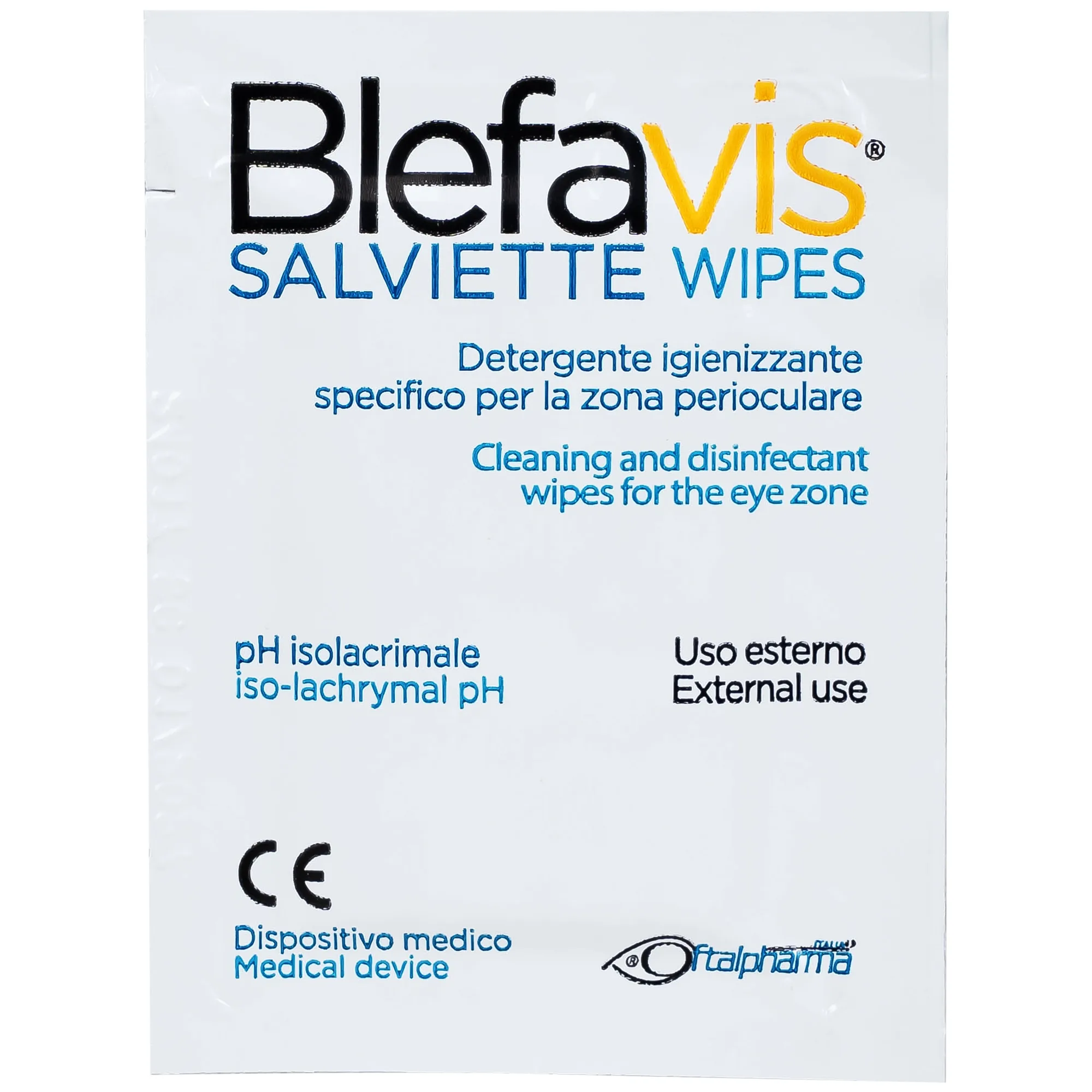 Hình ảnh Gạc lau mi mắt Blefavis Wipes (30 miếng) làm sạch mí mắt nhạy cảm, viêm bờ mi, sát khuẩn trước & sau phẫu thuật