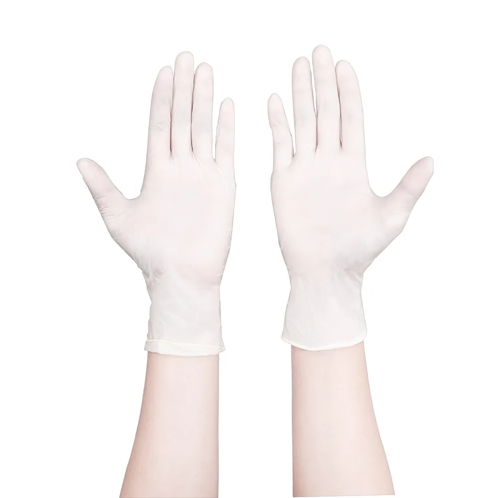 Hình ảnh Găng tay cao su y tế không bột Size M Polymer Latex Asap Powder Free Examination Gloves (100 cái)