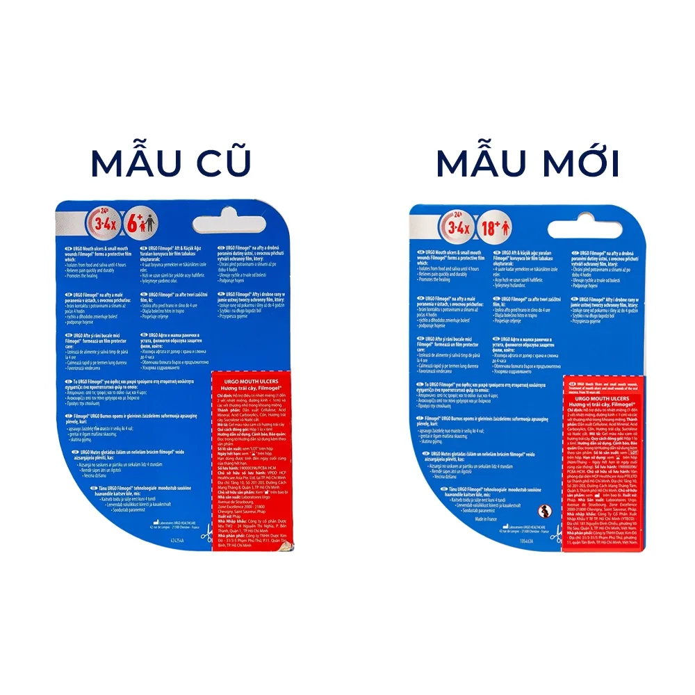 Hình ảnh Gel bôi miệng Urgo Mouth Ulcers 6ml hỗ trợ trị nhiệt miệng, loét miệng