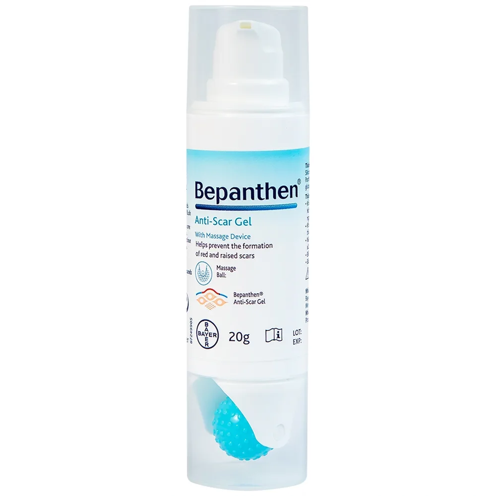 Hình ảnh Gel trị sẹo Bepanthen Anti-Scar ngăn ngừa hình thành sẹo đỏ và sẹo lồi (20g)