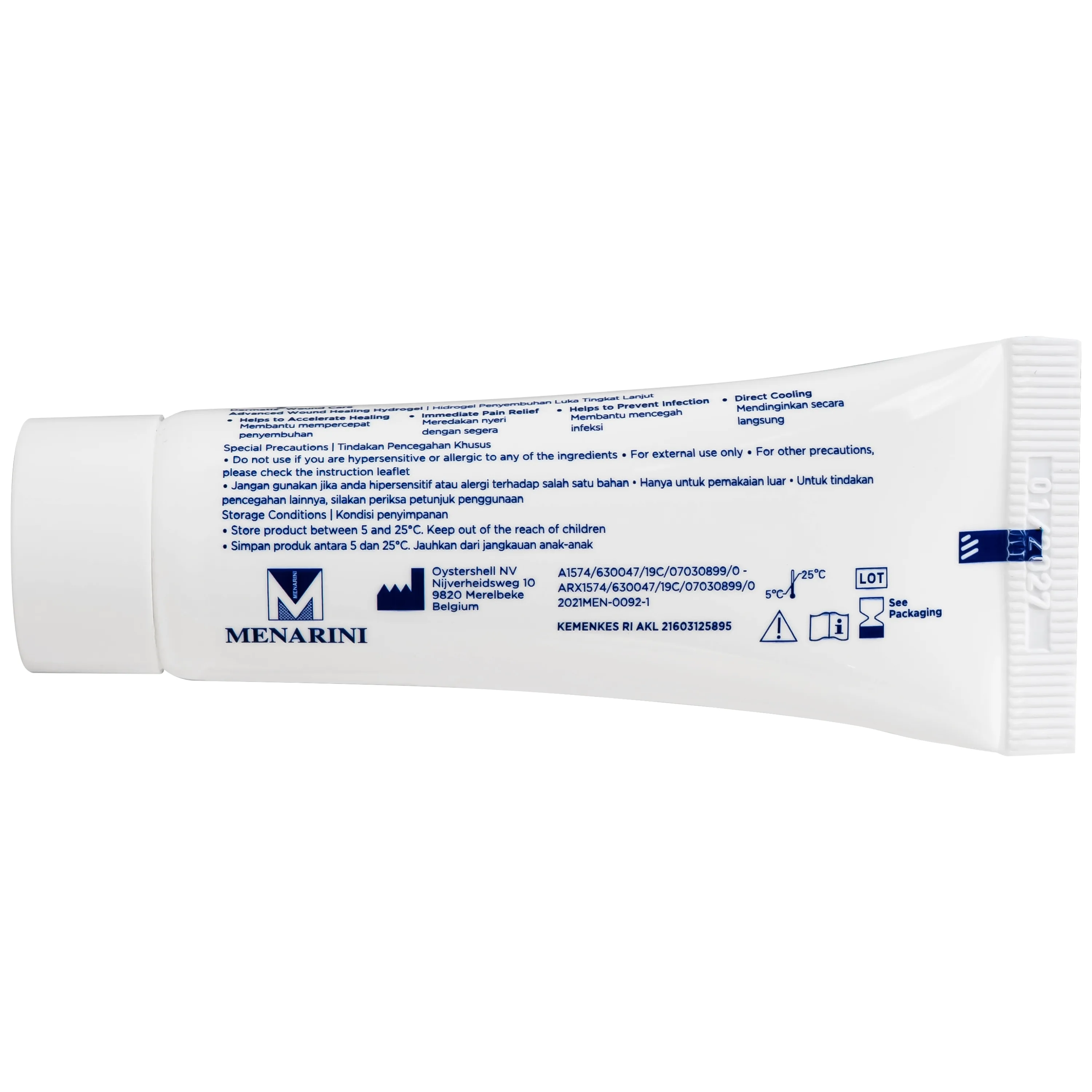 Hình ảnh Gel bôi vết thương hở Dermatix Wound Care Menarini giúp làm lành nhanh vết thương và bỏng (Hộp 20g)