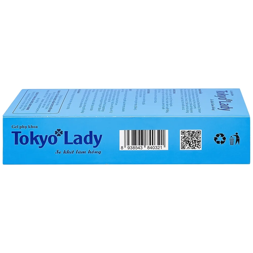 Hình ảnh Gel phụ khoa Tokyo Lady 3ml Tokyo Pharma hỗ trợ ngừa viêm, ngứa, duy trì độ ẩm, pH vùng kín (5 tuýp)