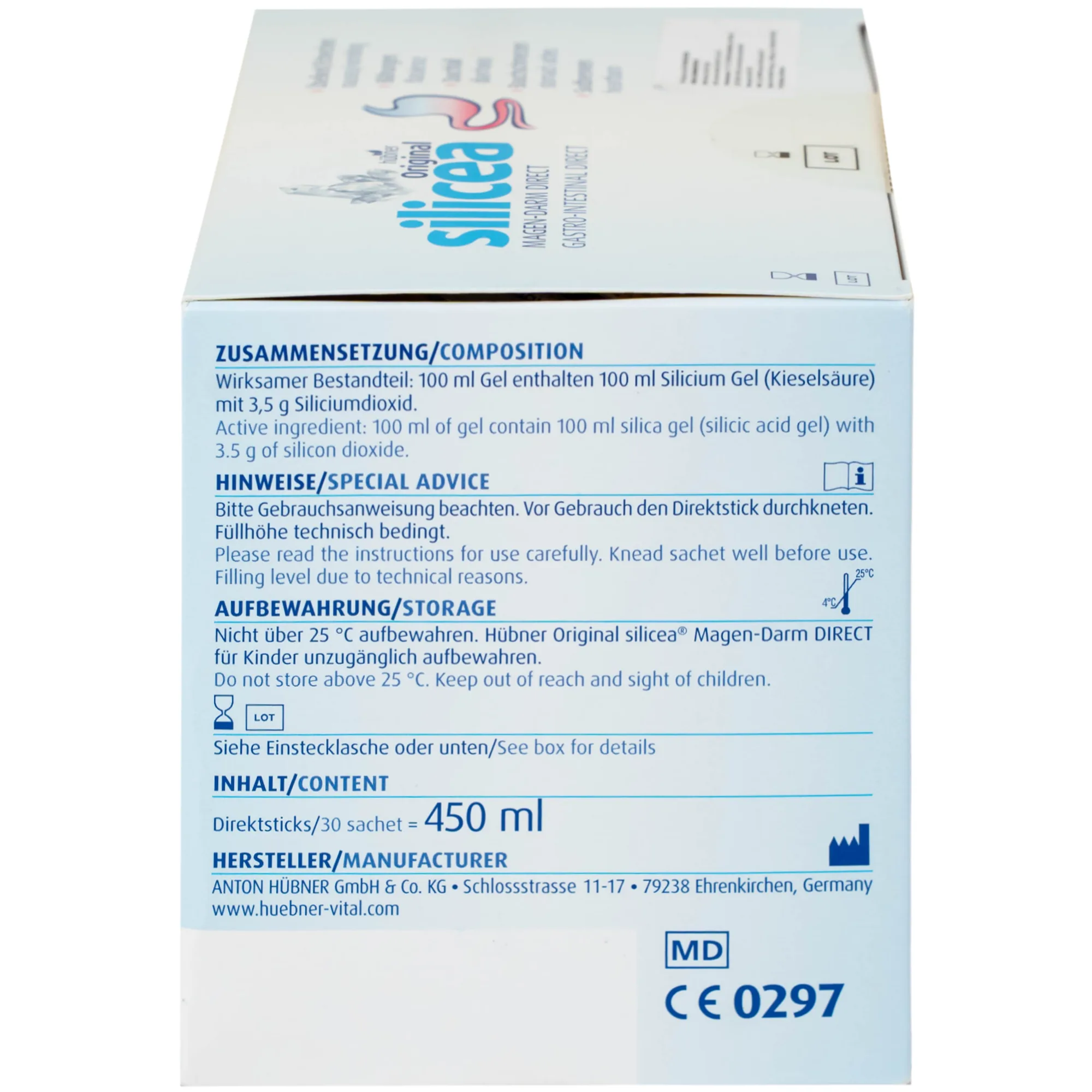 Hình ảnh Gel tiêu hoá Silicea (30 gói x 15ml) hỗ trợ điều trị các triệu chứng cấp hoặc mãn tính về đường tiêu hóa