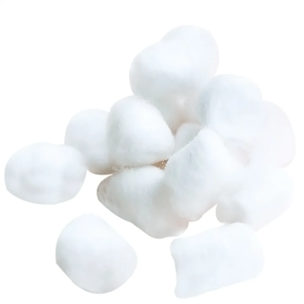 Hình ảnh Bông viên đa dụng Kotton Beauty Bạch Tuyết làm sạch da, tẩy trang, vệ sinh móng (80g)
