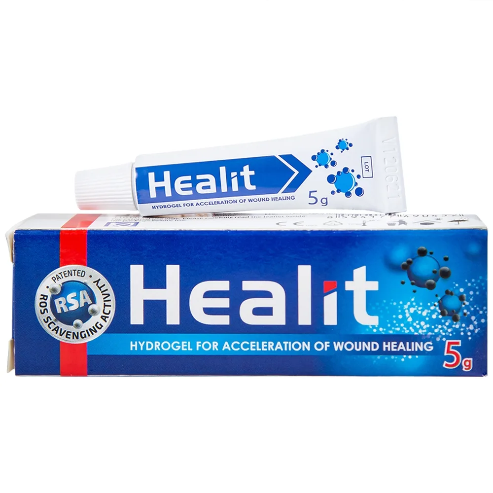 Hình ảnh Gel Healit VHPharma thúc đẩy nhanh quá trình lành vết thương hở (5g)