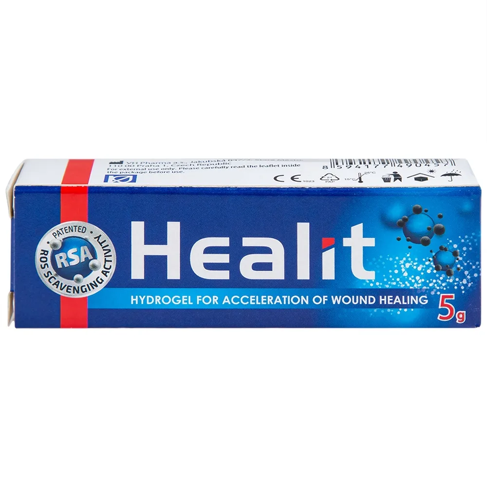 Hình ảnh Gel Healit VHPharma thúc đẩy nhanh quá trình lành vết thương hở (5g)