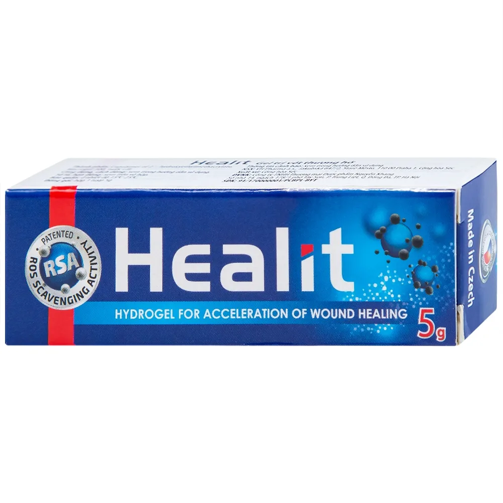 Hình ảnh Gel Healit VHPharma thúc đẩy nhanh quá trình lành vết thương hở (5g)
