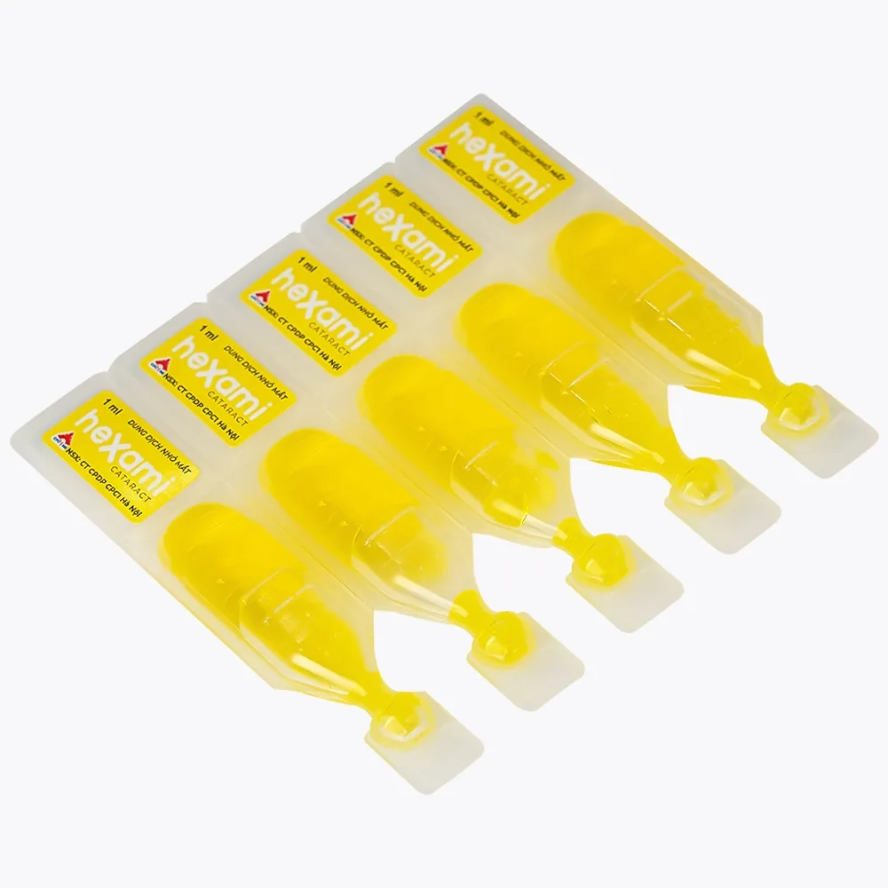 Hình ảnh Dung dịch nhỏ mắt Hexami Cataract CPC1HN cải thiện và dự phòng tình trạng đục thủy tinh thể (20 ống)