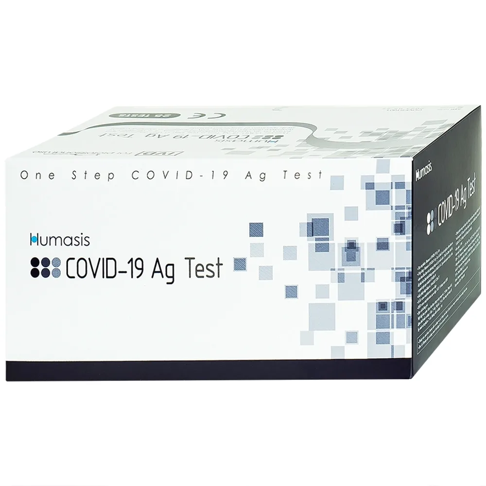 Hình ảnh Bộ kit test nhanh Humasis Covid-19 Ag Test độ nhạy và độ đặc hiệu cao (25 bộ)