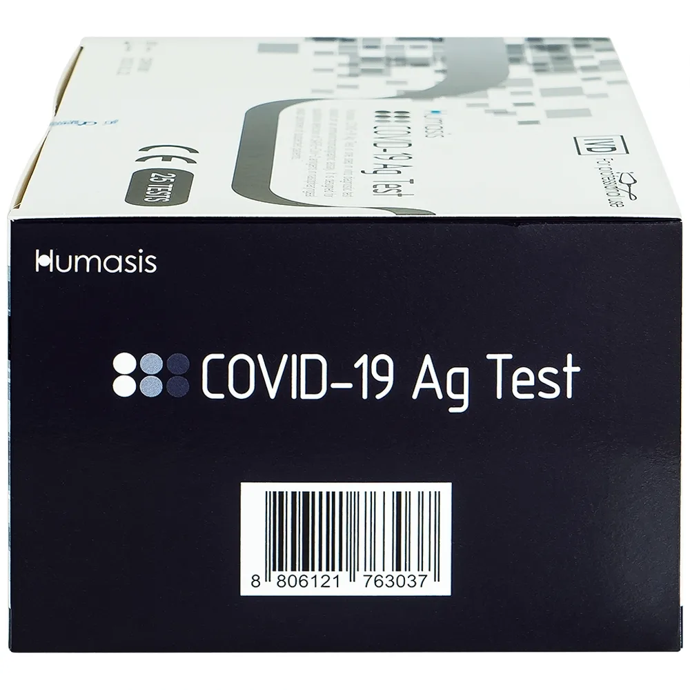 Hình ảnh Bộ kit test nhanh Humasis Covid-19 Ag Test độ nhạy và độ đặc hiệu cao (25 bộ)