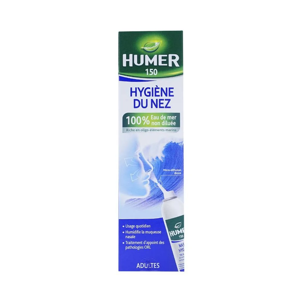 Hình ảnh Dung dịch xịt mũi Humer 150 Nose Hygiene Urgo dùng để vệ sinh khoang mũi