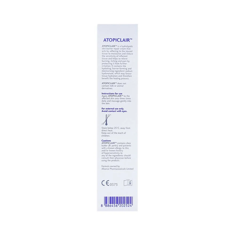 Hình ảnh Kem Atopiclair Cream Menarini giảm ngứa, rát, đau do viêm da cơ địa, viêm da tiếp xúc (40ml)