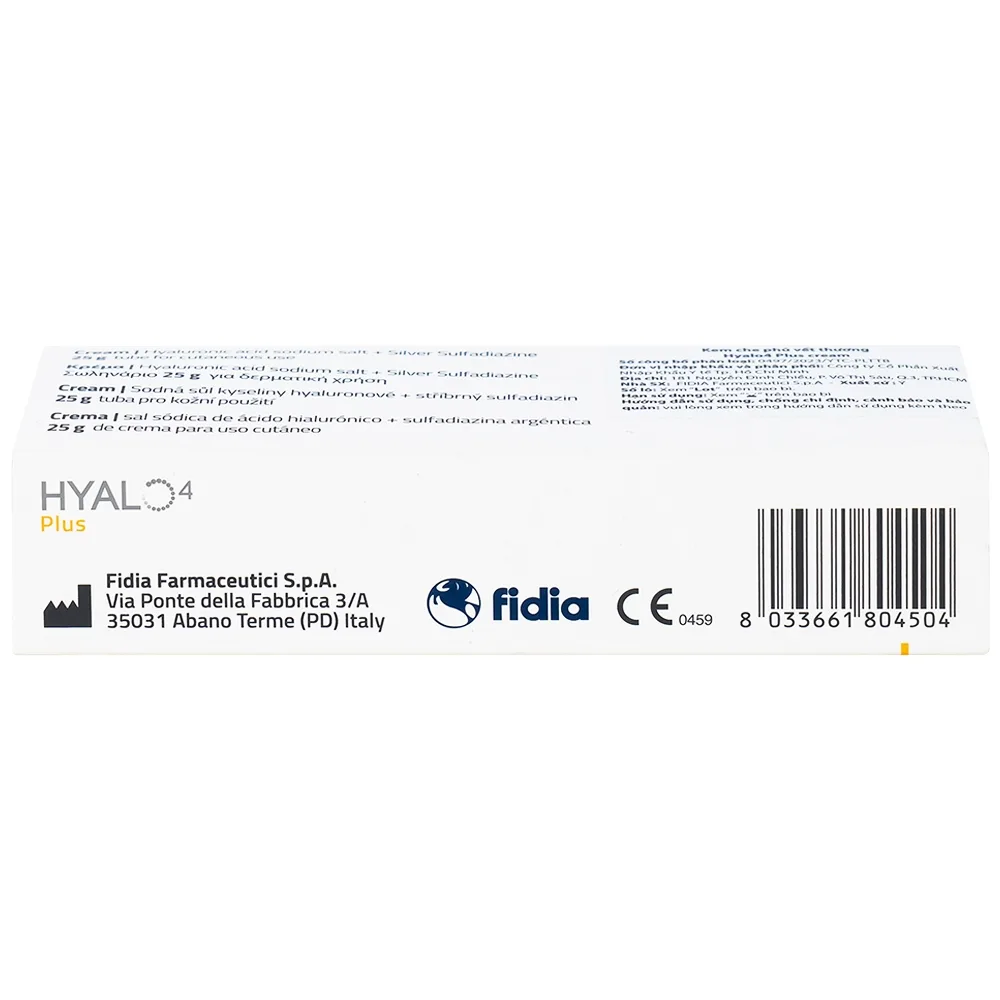 Hình ảnh Kem Hyalo4 Plus điều trị các tổn thương da (25g)