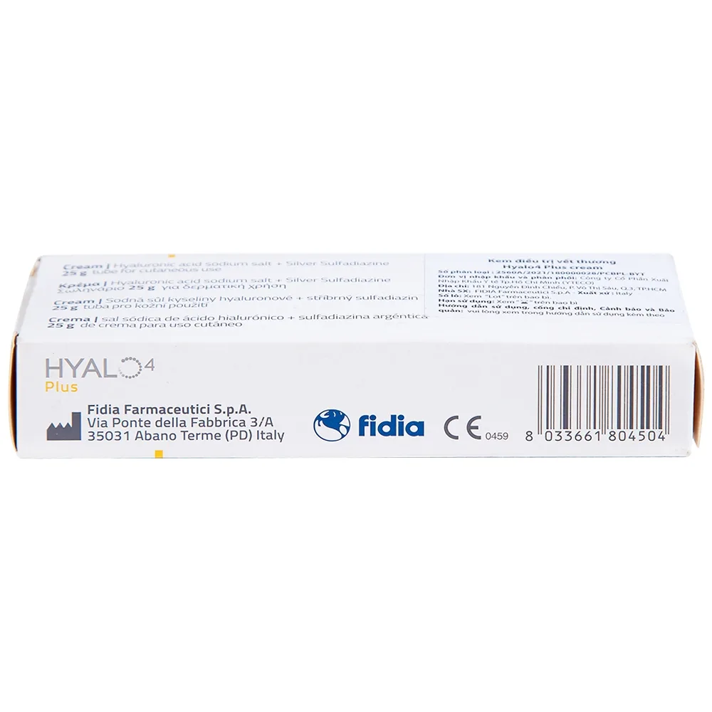 Hình ảnh Kem Hyalo4 Plus điều trị các tổn thương da (25g)
